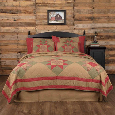 Dolly Star Queen Quilt 90Wx90L VHC Brands - The Fox Decor